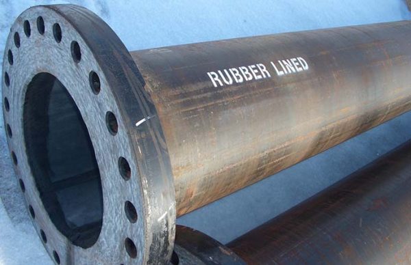 rubber lined pipe